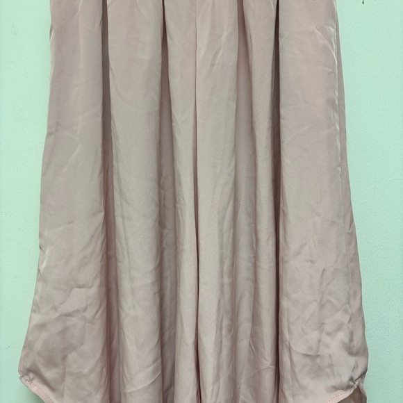 BucketList Smocked Waist Diagonal Hem Pants - Picture 7 of 11